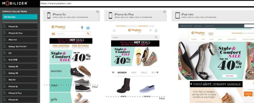 payless mobile customer experience